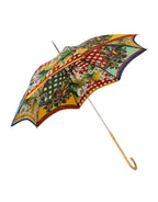 Dolce & Gabbana Multicolor Carretto Siciliano Print Collapsible Umbrella - Zeiniez