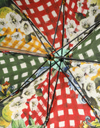 Dolce & Gabbana Multicolor Carretto Siciliano Print Collapsible Umbrella - Zeiniez
