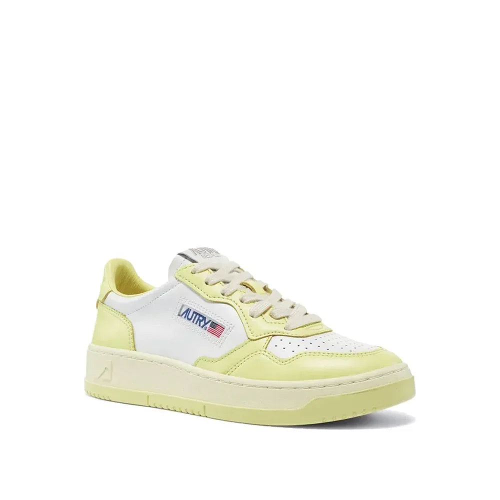 Autry White Leather Low Top Sneakers - Zeiniez