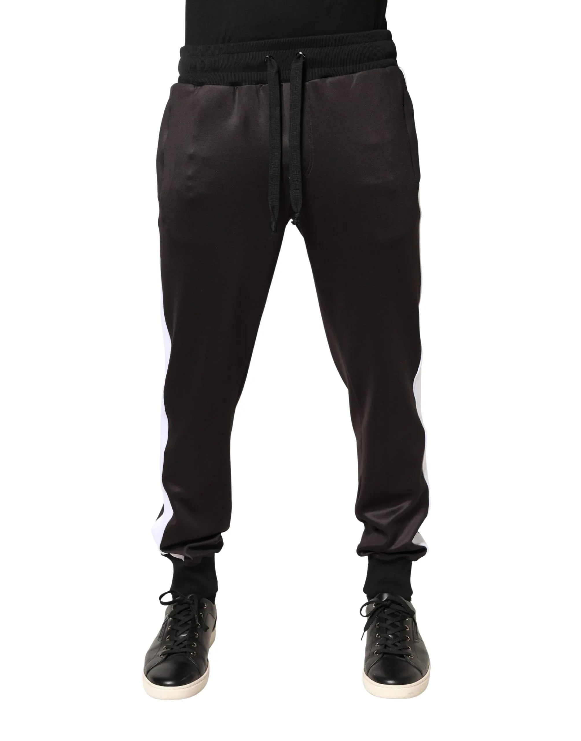 Dolce & Gabbana Brown Polyester Skinny Jogger Trouser Pants - Zeiniez