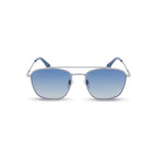 Police Gray Metal Sunglasses