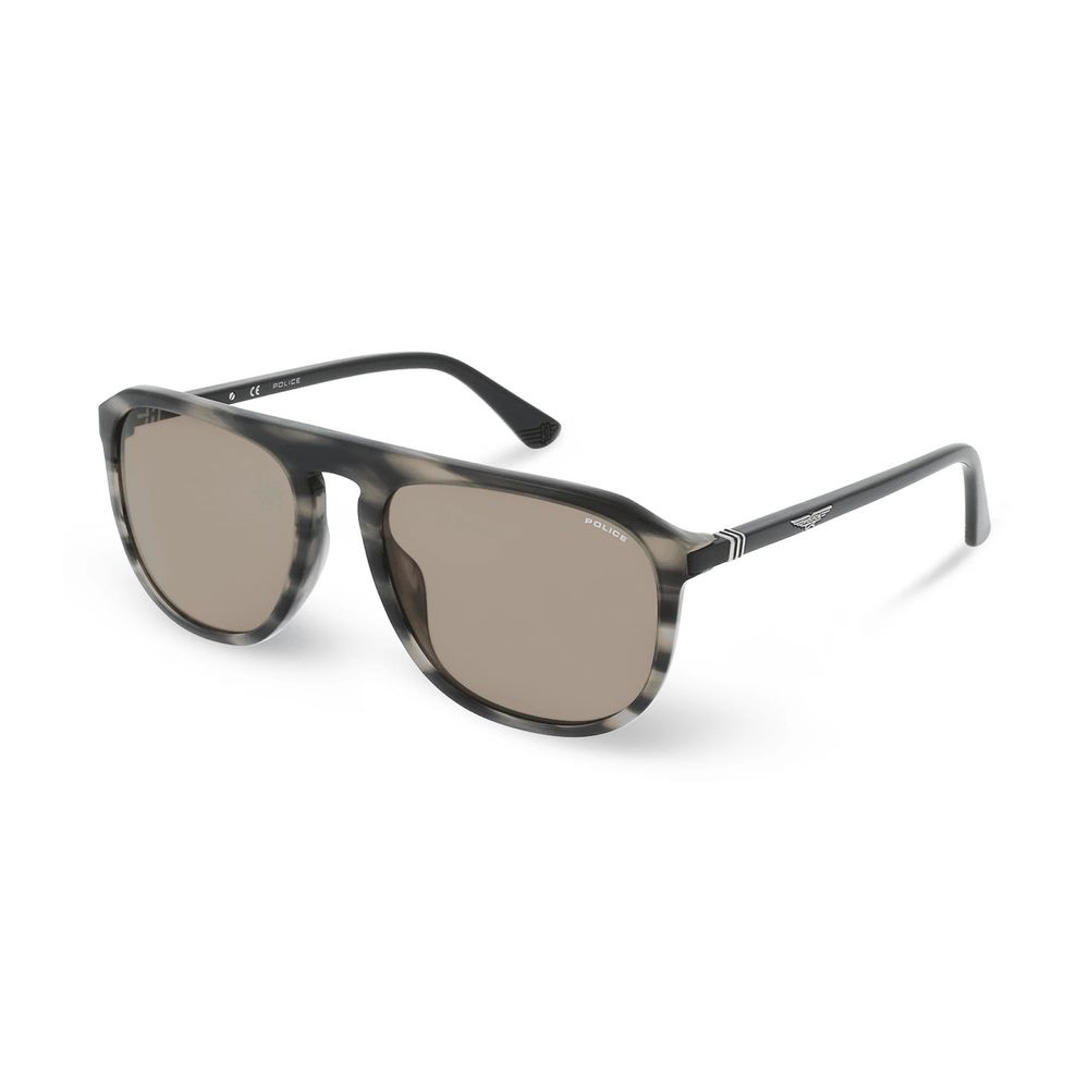 Police Brown Acetate Sunglasses