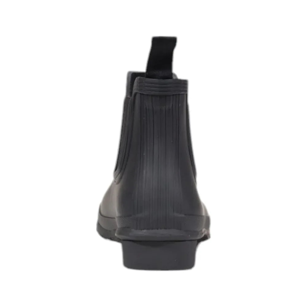 Hunter Black Recycled Polyester Ankle Boots - Zeiniez