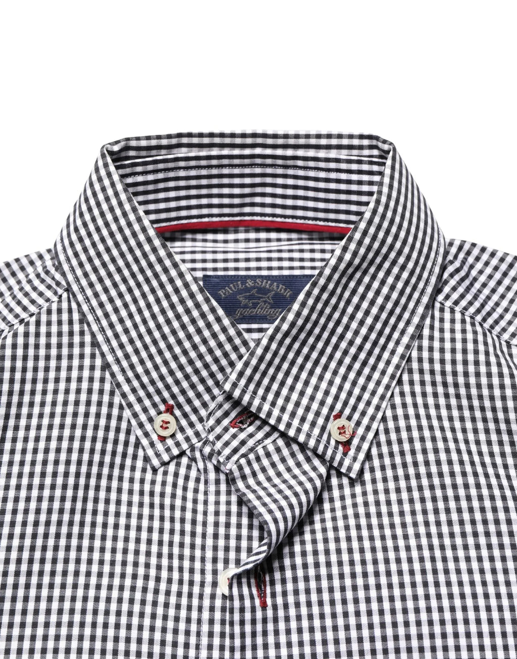 Paul & Shark Gray Cotton Long Sleeves Button Down Dress Shirt - Zeiniez