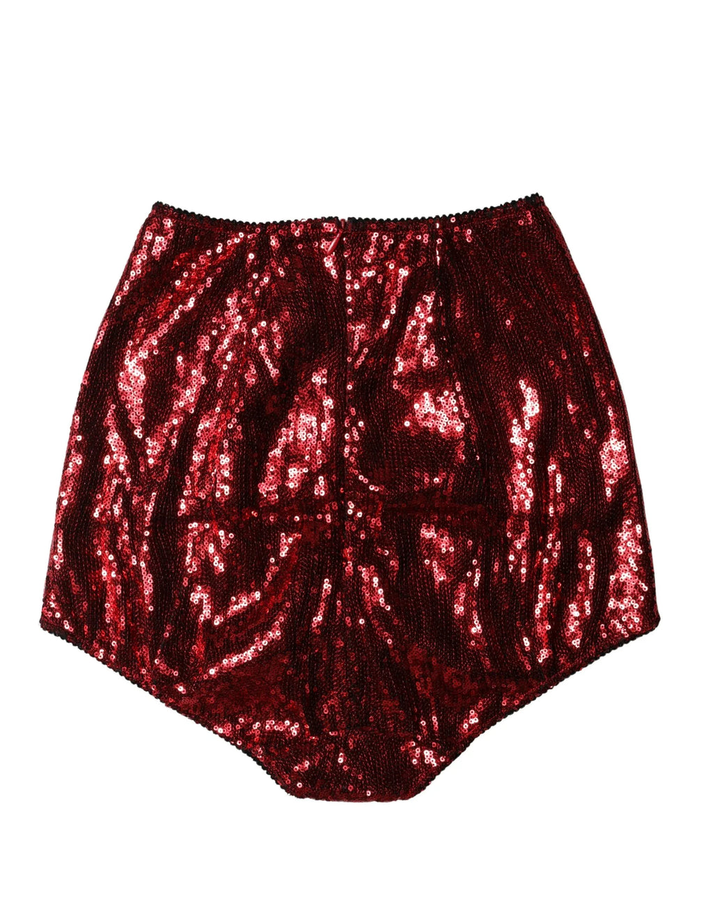 Dolce & Gabbana Red Sequin Embellished High Waist Girdle Underwear - Zeiniez