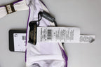 Dolce & Gabbana Purple White Stripes Nylon Bandeau Swimwear - Zeiniez