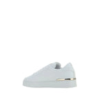 Philipp Plein White Calf Leather Bos Taurus Low Top Sneakers - Zeiniez