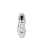 Philipp Plein White Calf Leather Bos Taurus Low Top Sneakers - Zeiniez