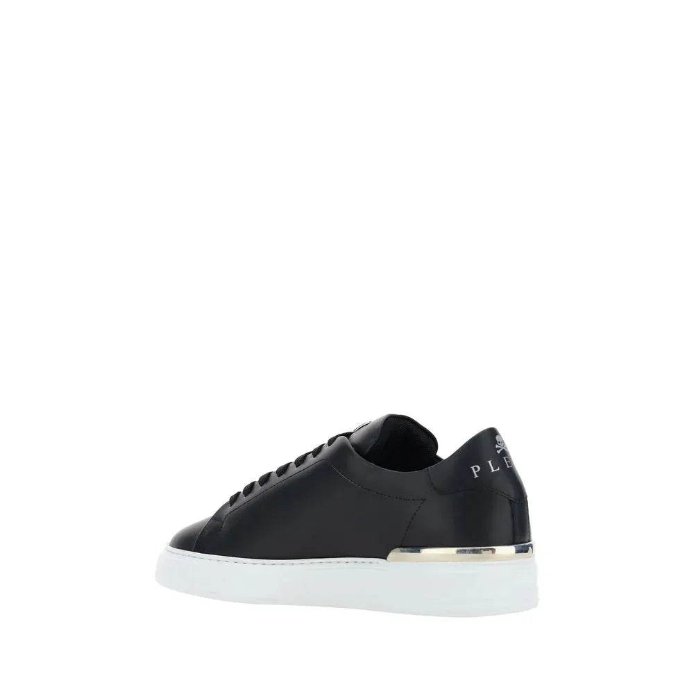 Philipp Plein Black Calf Leather Bos Taurus Low Top Sneakers - Zeiniez