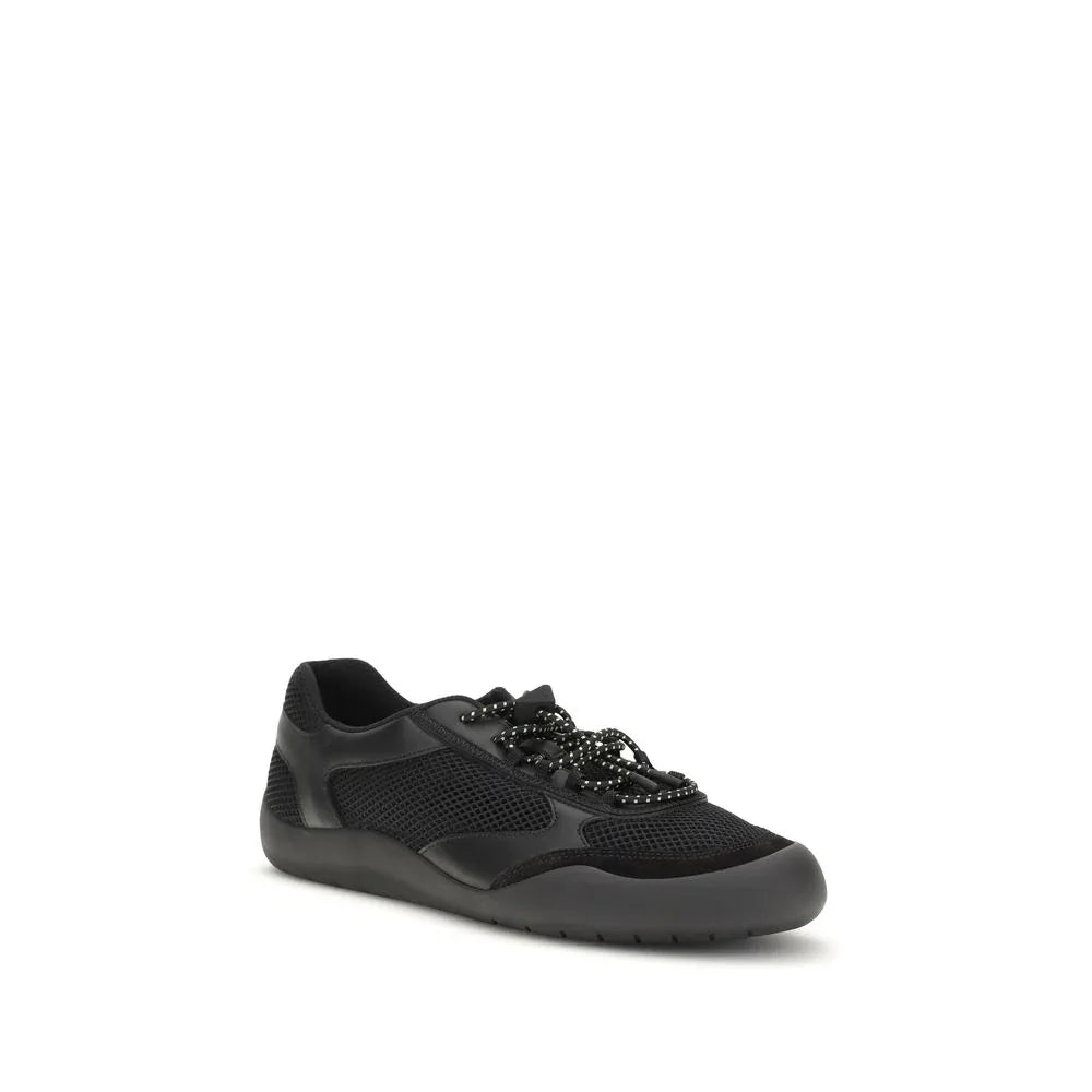 Prada Black Polyester Athletic Sneakers - Zeiniez