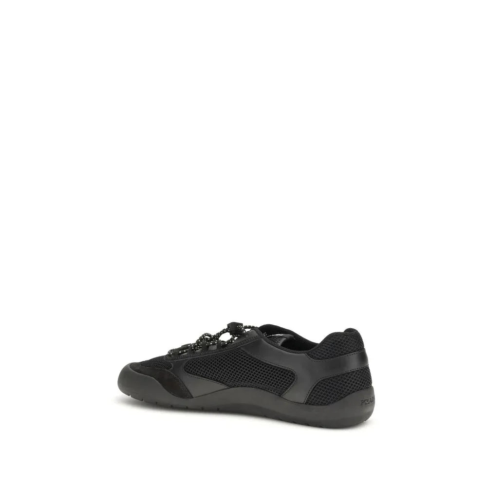 Prada Black Polyester Athletic Sneakers - Zeiniez