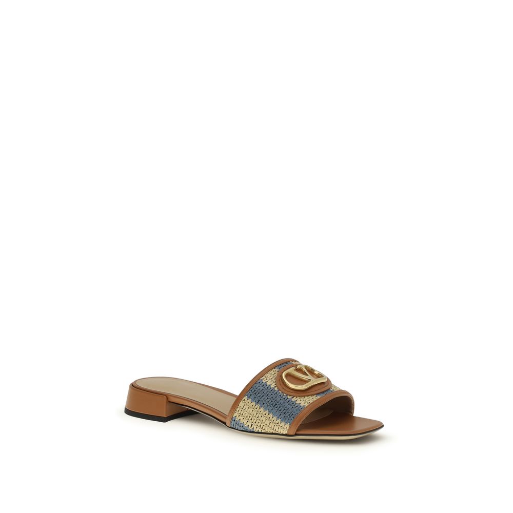 Valentino Garavani Multicolor Viscose Sandals