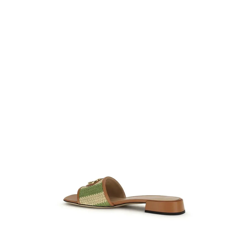 Valentino Garavani Multicolor Calf Leather Bos Taurus Sandals - Zeiniez