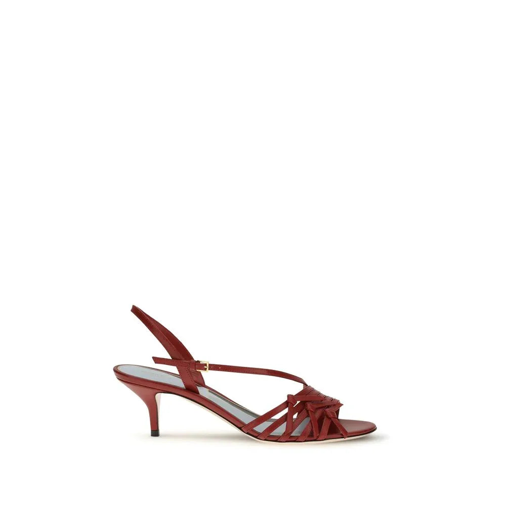 Valentino Garavani Multicolor Goatskin Strap-On Sandals - Zeiniez