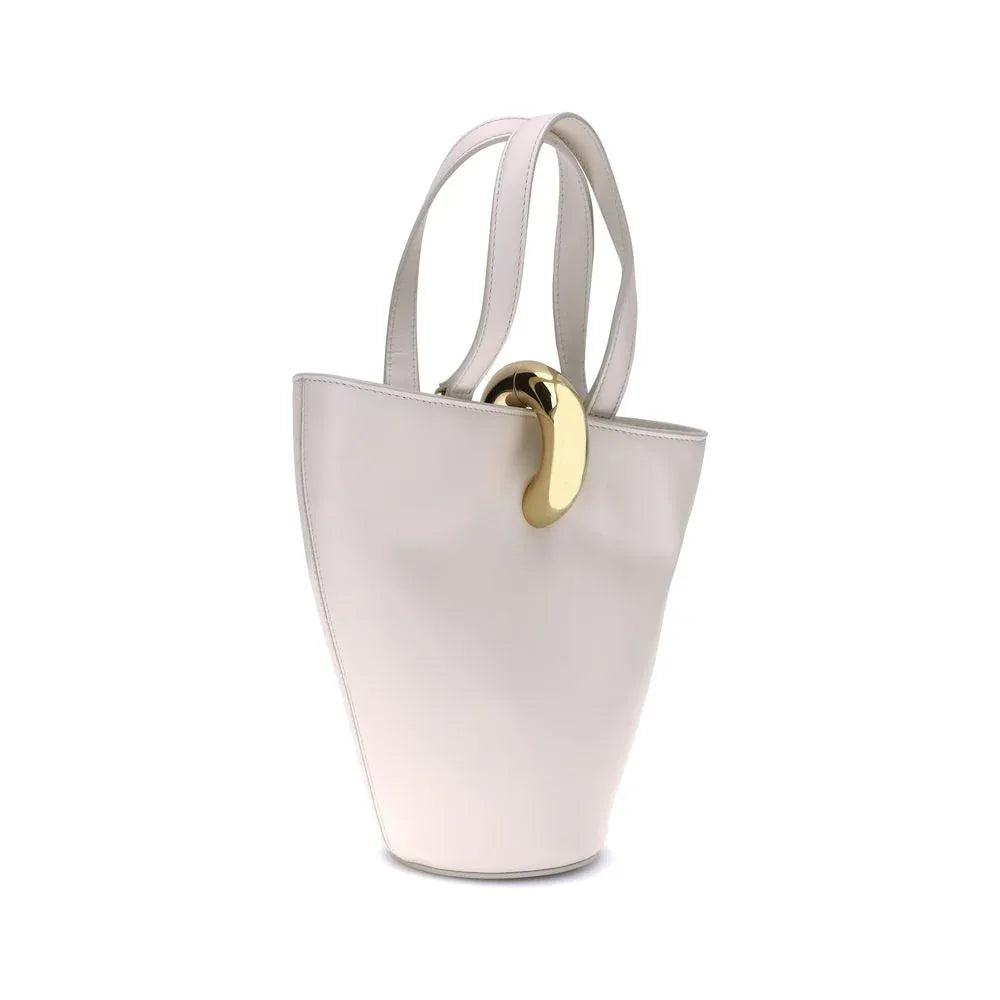 Jacquemus Beige Calf Leather Bos Taurus Shoulder Bag - Zeiniez