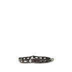 P.A.R.O.S.H. Black Calf Leather Bos Taurus Belt - Zeiniez