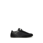 Jimmy Choo Black Calf Leather Bos Taurus Athletic Sneakers - Zeiniez