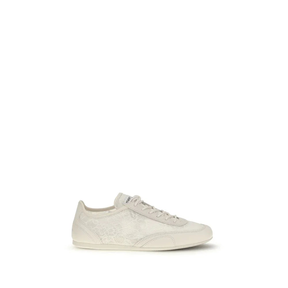 Jimmy Choo Beige Calf Leather Bos Taurus Athletic Sneakers - Zeiniez