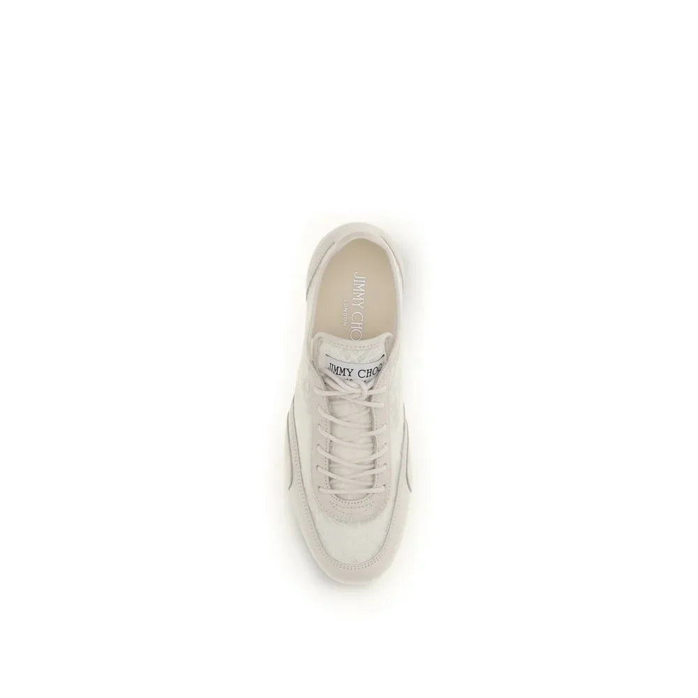 Jimmy Choo Beige Calf Leather Bos Taurus Athletic Sneakers - Zeiniez
