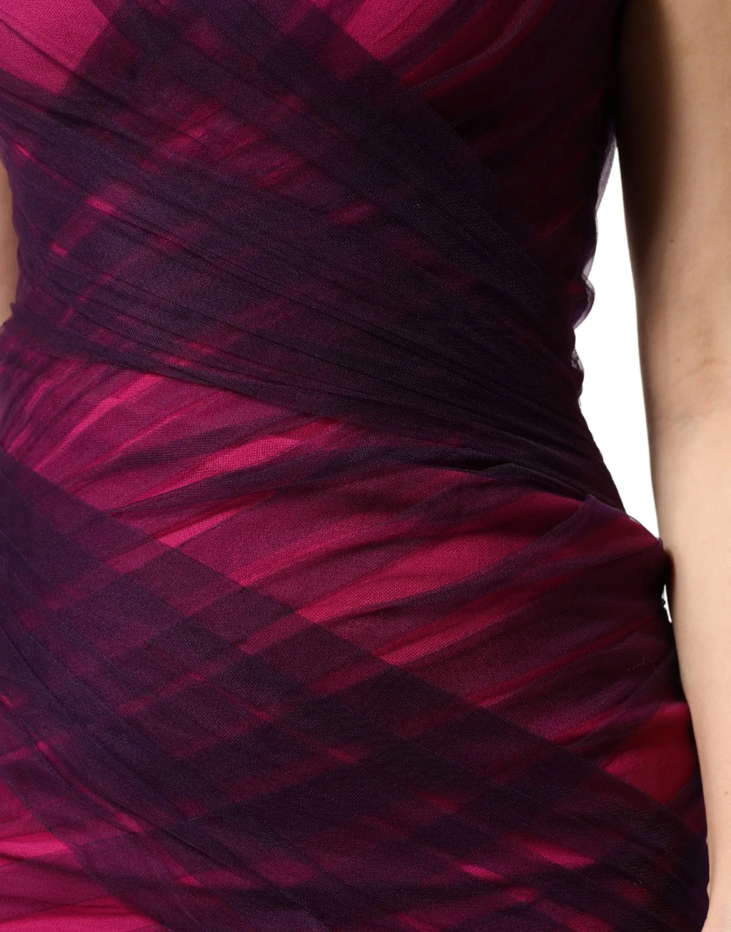 Dolce & Gabbana Pink Black Strapless Sheath Mermaid Dress - Zeiniez