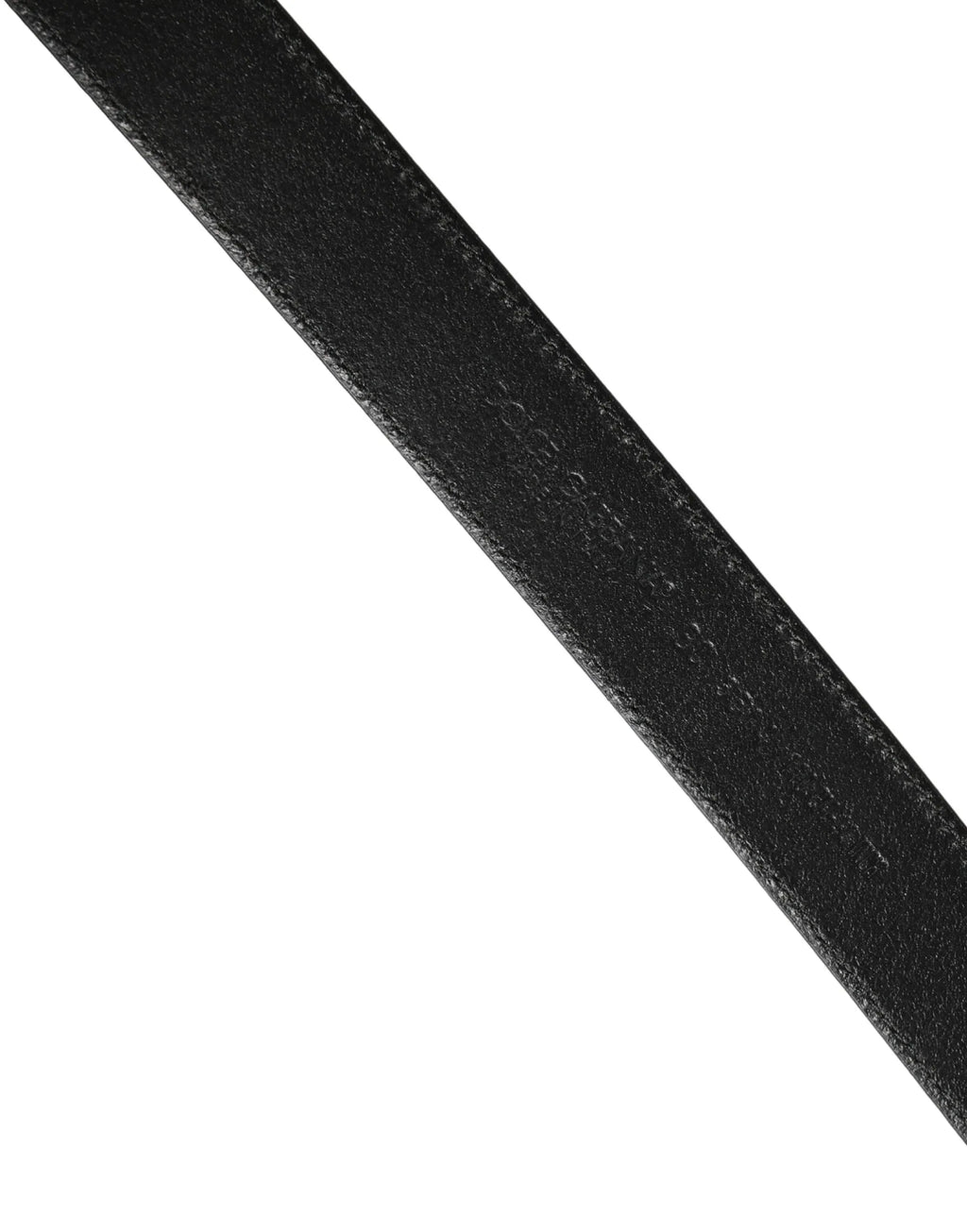 Dolce & Gabbana Men Black Classic Leather Metal Buckle Belt - Zeiniez