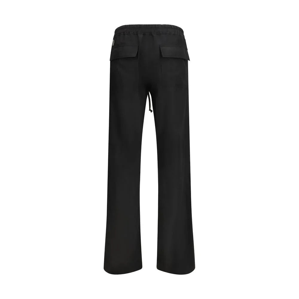 Moncler x Rick Owens Black Polyester Casual Pants - Zeiniez