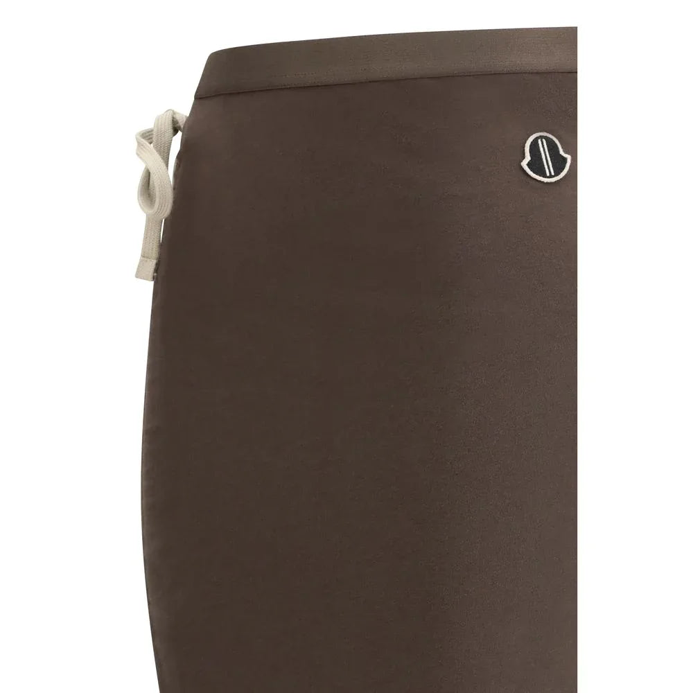 Moncler x Rick Owens Brown Cotton Long Skirt - Zeiniez