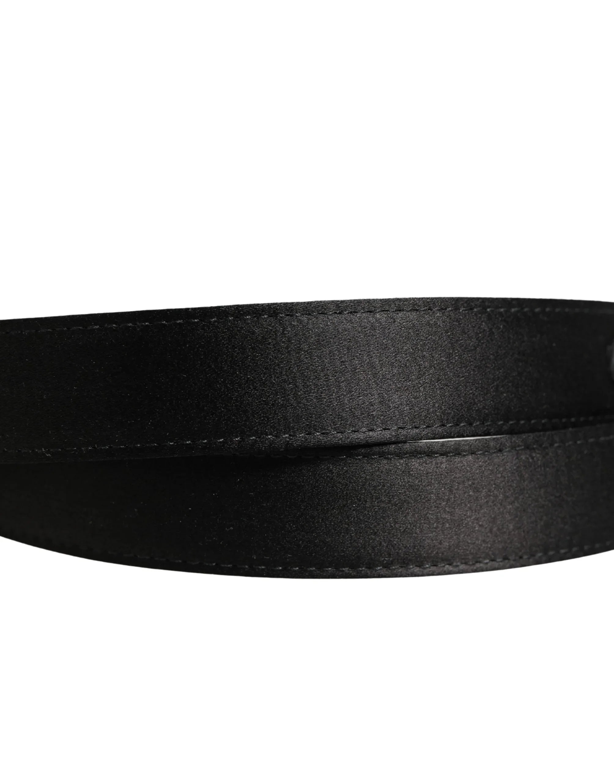 Dolce & Gabbana Men Black Classic Leather Metal Buckle Belt - Zeiniez