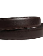 Dolce & Gabbana Men Brown Classic Leather Metal Buckle Belt - Zeiniez