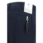 PT Torino Blue Cotton Casual Pants - Zeiniez