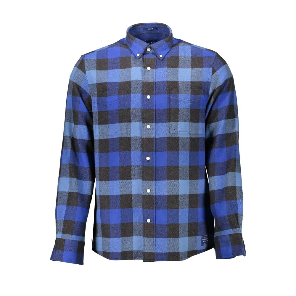Gant Blue Cotton Men's Shirt - Zeiniez