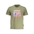 Napapijri Verde Cotton Men's T-Shirt - Zeiniez