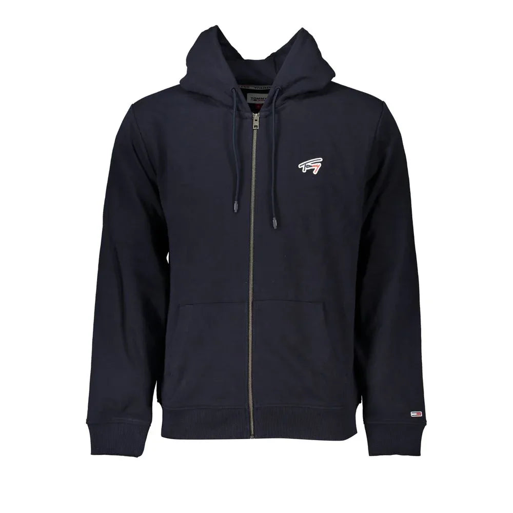 Tommy Hilfiger Blue Cotton Men's Hooded Sweatshirt - Zeiniez