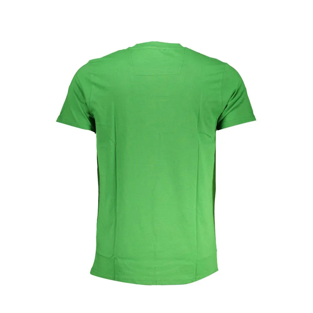 Cavalli Class Verde Cotton Men T-Shirt - Zeiniez