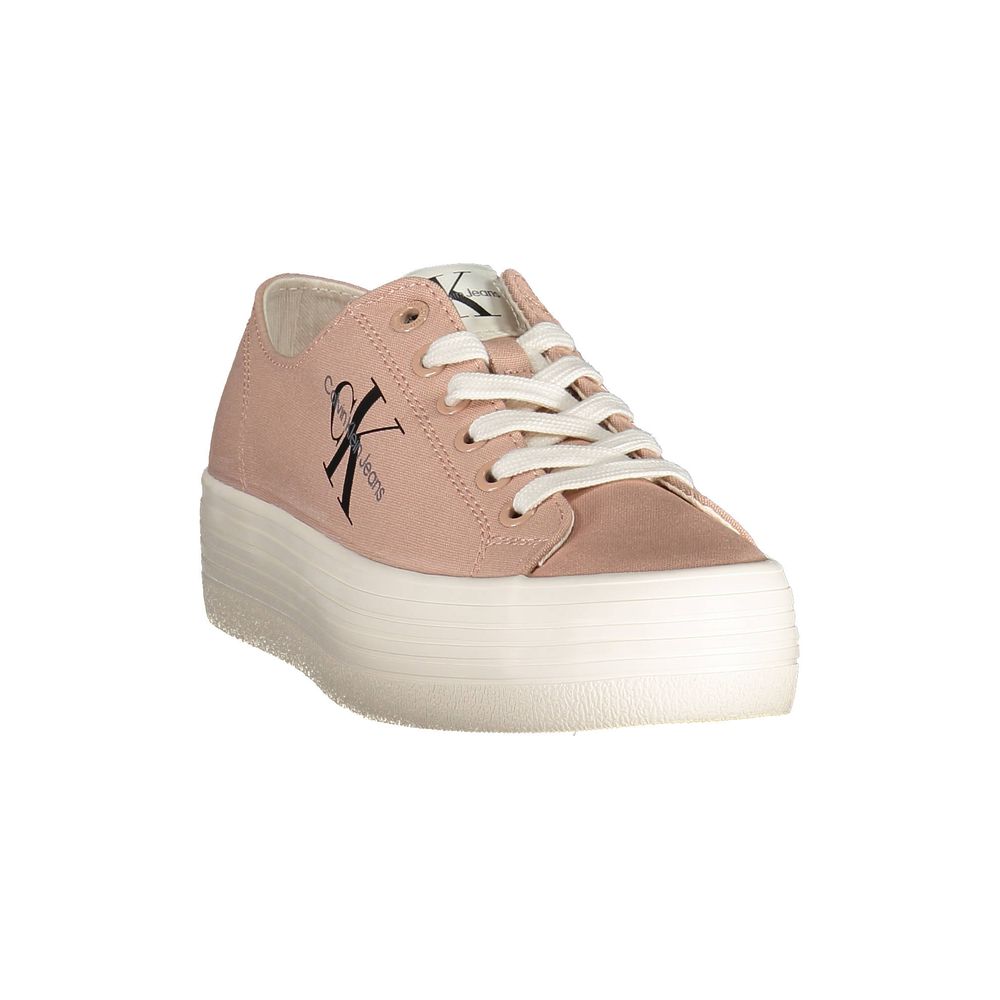 Calvin Klein Rosa Cotton Women Sneaker