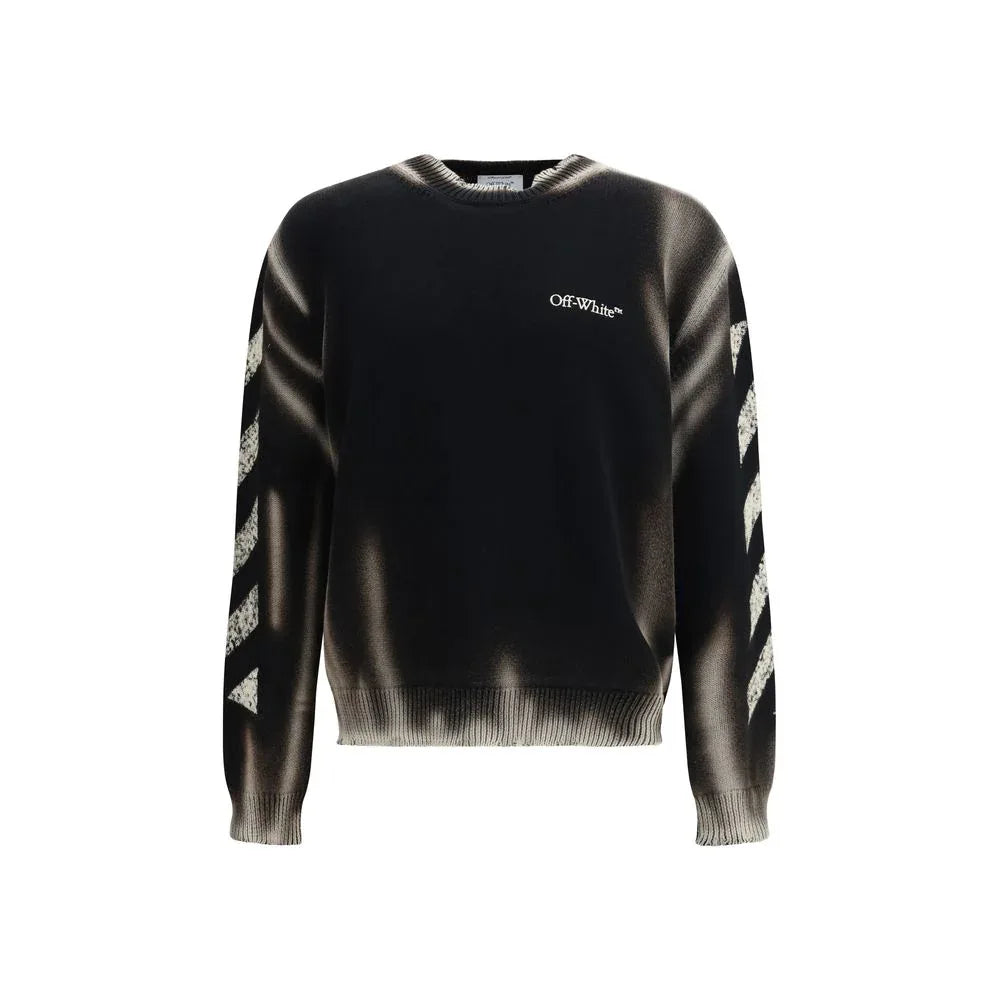 Off-White Black Cotton Sweatshirt - Zeiniez