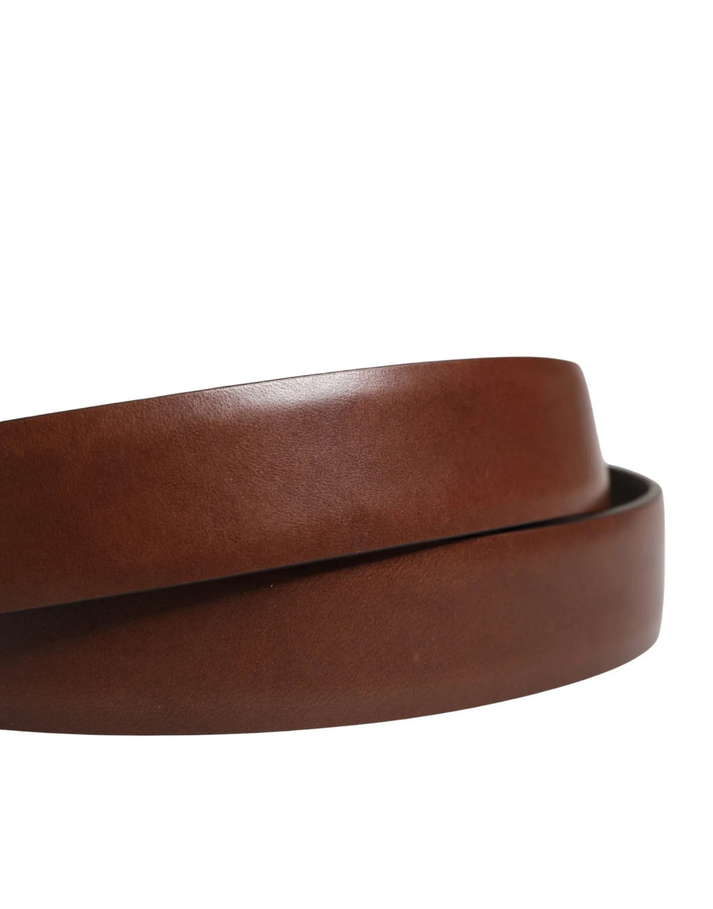 Dolce & Gabbana Men Brown Classic Leather Metal Buckle Belt - Zeiniez
