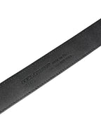 Dolce & Gabbana Men Black Exotic Leather Logo Buckle Belt - Zeiniez
