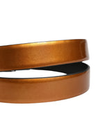 Dolce & Gabbana Men Brown Classic Leather Metal Buckle Belt - Zeiniez