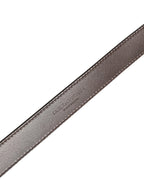 Dolce & Gabbana Men Gold Classic Leather Metal Buckle Belt - Zeiniez