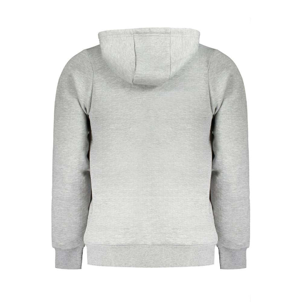 Norway 1963 Grigio Cotton Male Sweatshirt with Hood