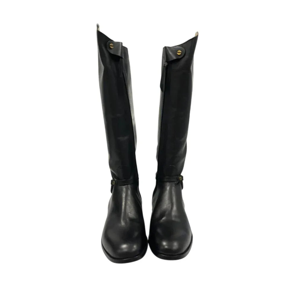 Borbonese Black Leather Women Boot - Zeiniez