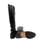 Borbonese Black Leather Women Boot