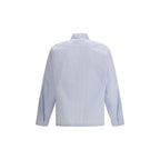 Prada Blue Polyamide Pattern Shirt