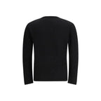 Prada Black Fleece Wool Sweatshirt - Zeiniez