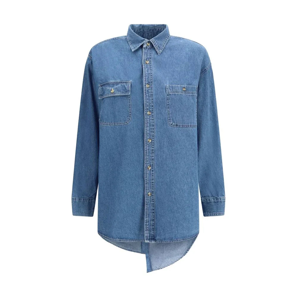 E.L.V. DENIM Blue Denim Shirt - Zeiniez