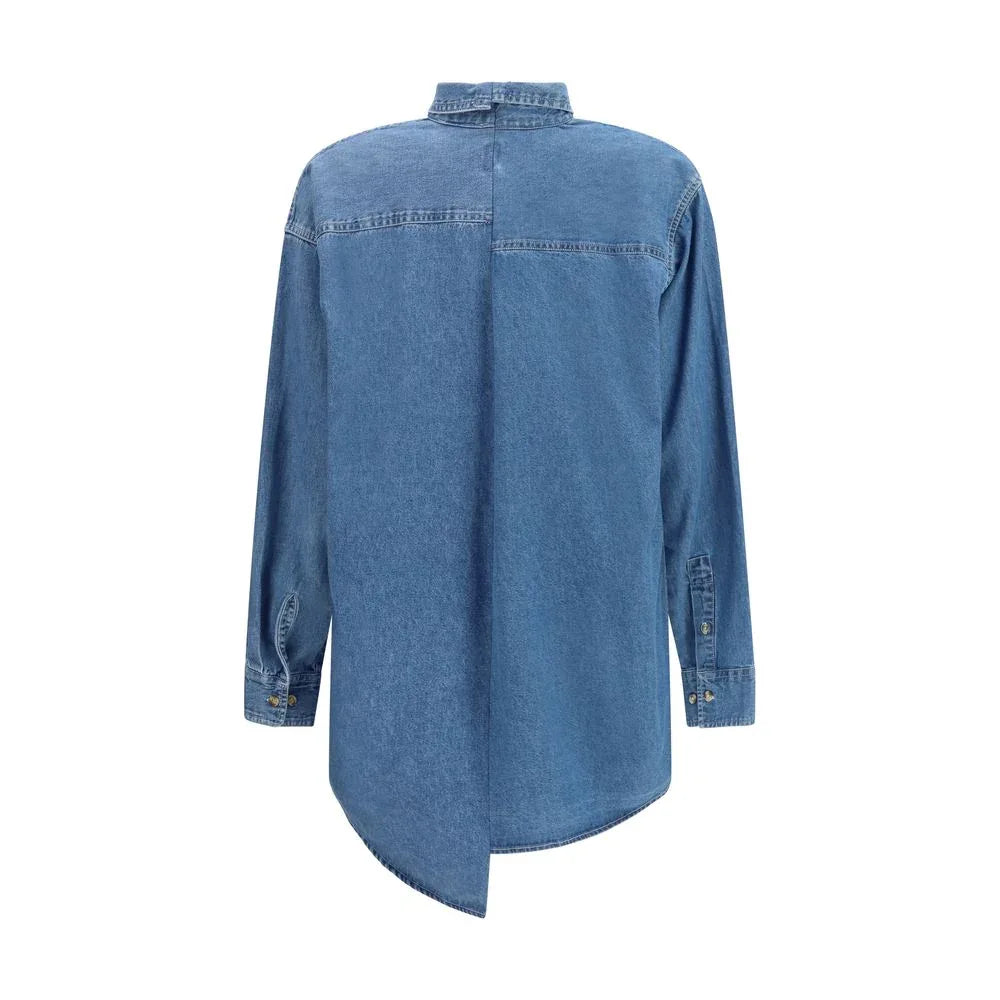 E.L.V. DENIM Blue Denim Shirt - Zeiniez