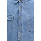 E.L.V. DENIM Blue Denim Shirt - Zeiniez