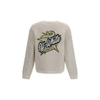 Off-White Beige Cotton Cardigan - Zeiniez