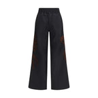 P.A.R.O.S.H. Black Cotton Casual Pants - Zeiniez